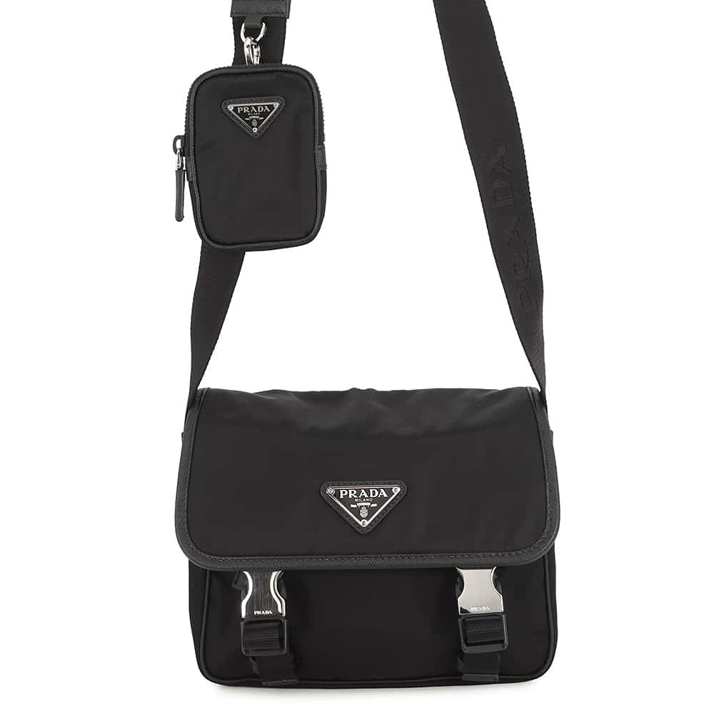 Prada Shoulder Bag Re Triangle Black